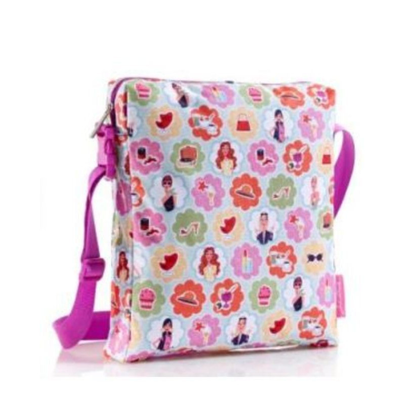 MOCHILA MR14 JORDI LABANDA MY THINGS BANDOLERA VERTICAL 35CM 37965 ^