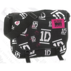 MOCHILA CEG14 1D ONE DIRECTION BANDOLERA 38CM NEGRA 4A7001402FC4 ^