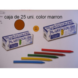 CERAS JOVI PLASTICOLOR BODY GRANEL MARRON OSCURO C/25