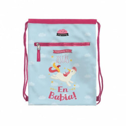 BOLSA ZAPATOS DOHE18 MUYMUMMY AZUL ESTAS EN BABIA 40CM 50650