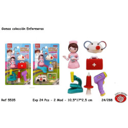 SET PAPELERIA SORT SERIE ENFERMERA BLISTER SURTIDOS 2 MOD 5535 (24)