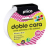 CINTA ADHESIVA DOBLE CARA 20M x 30MM PARA MANUALIDADES PLICO - en cj de 10