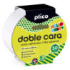 CINTA ADHESIVA DOBLE CARA 20M x 50MM PARA MANUALIDADES PLICO - en cj de 10