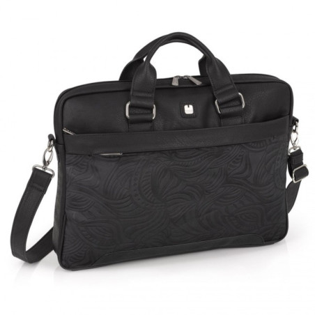 MALETIN GABOL17 ACC WINTER 2017 MOGAMBO ORDENADOR 15,6" BANDOLERA 42CM NEGRO 528431 01