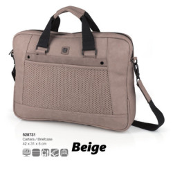 MALETIN GABOL18 ACCESORIES YOKO ORDENADOR 15,6" BANDOLERA 42CM BEIGE 6 528731