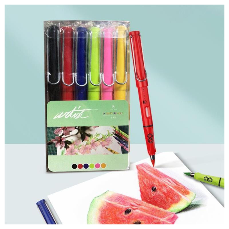 ESTUCHE 6 LAPICES INFINITOS COLOR ALEX BOG AB-0208