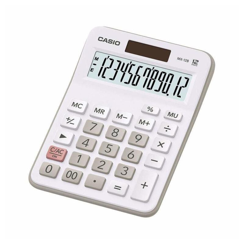 CALCULADORA CASIO MX-12B 12 DIGITOS SOLAR CAJA