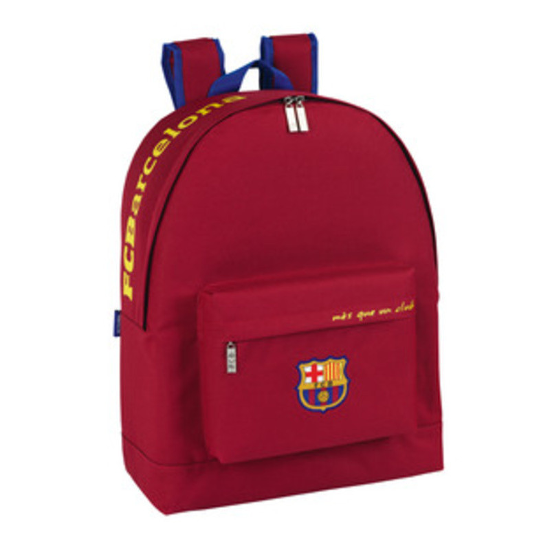 MOCHILA SAFTA 13 BARCELONA MES QUE UN CLUB SENCILLA 43CM GRANATE 641305174 ^