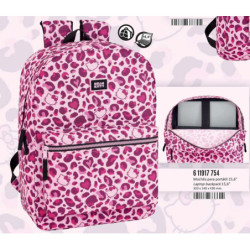 MOCHILA PARA PORTATIL 15,6'' HELLO KITTY LEOPARD 611917754 SAFTA20 ENERO