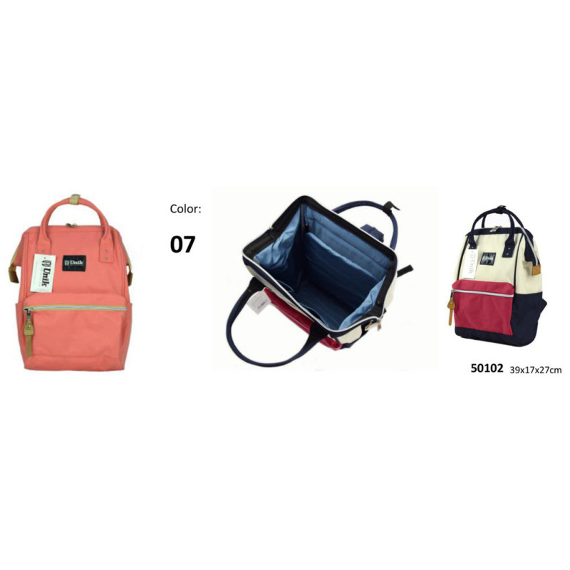MOCHILA  UNIK REVOLUTION URPACK+ ASA DOBLE 39CM COLOR ROSA 5010207
