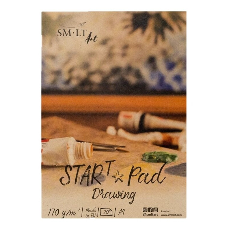 BLOC DIBUJO ENCOLADO TECNICAS SECAS STAR PAD DRAWING A-5 20H 170G 5PS-20(170) PRECISION