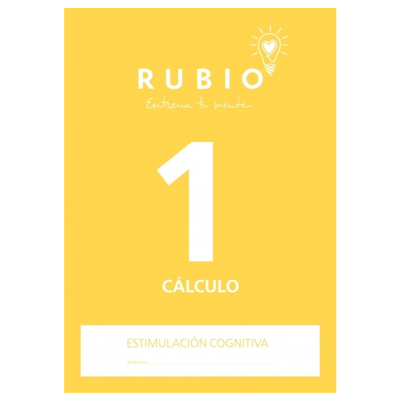 RUBIO ESTIMULACION COGNITIVA CALCULO Nº1