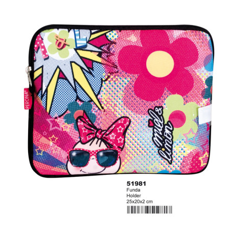 FUNDA PERONA16 MIEL & LIMON TWIST ORDENADOR / TABLET 25CM 51981 ^
