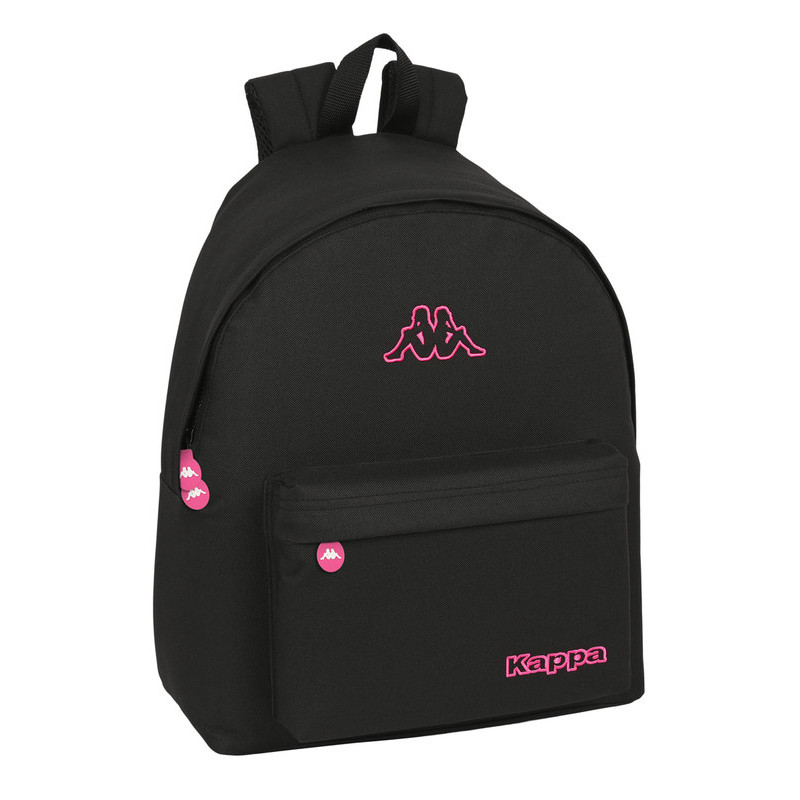 MOCHILA KAPPA "BLACK AND PINK" SAFTA23 ENERO 612305774