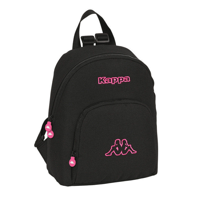 MINI MOCHILA KAPPA "BLACK AND PINK" SAFTA23 ENERO 612305846