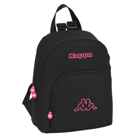 MINI MOCHILA KAPPA "BLACK AND PINK" SAFTA23 ENERO 612305846