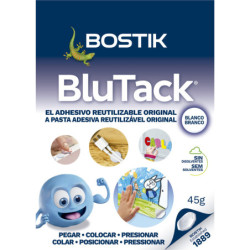 MASILLA ADHESIVA BLANCA 45G LISA BLU-TACK