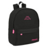MOCHILA PARA PORTATIL 14,1" KAPPA "BLACK AND PINK" SAFTA23 ENERO 612305902