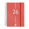 AGENDA YEAR E10 1DP 2026 ROJO+ FINOCAM26 741103026 175 X 29 X 212 MM