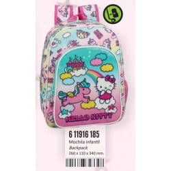 MOCHILA INFANTIL ADAPTABLE CARRO HELLO KITTY CANDY UNICORNS 611916185 SAFTA20 ENERO