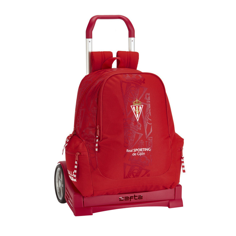 MOCHILA 662+CARRO EVOLUTION REAL SPORTING DE GIJON CORPORATIVA SAFTA26 611972860 43X32 UNIDAD