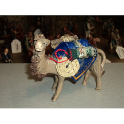 CAMELLO CON ALFORJAS 12CM RESINA 000522 ^