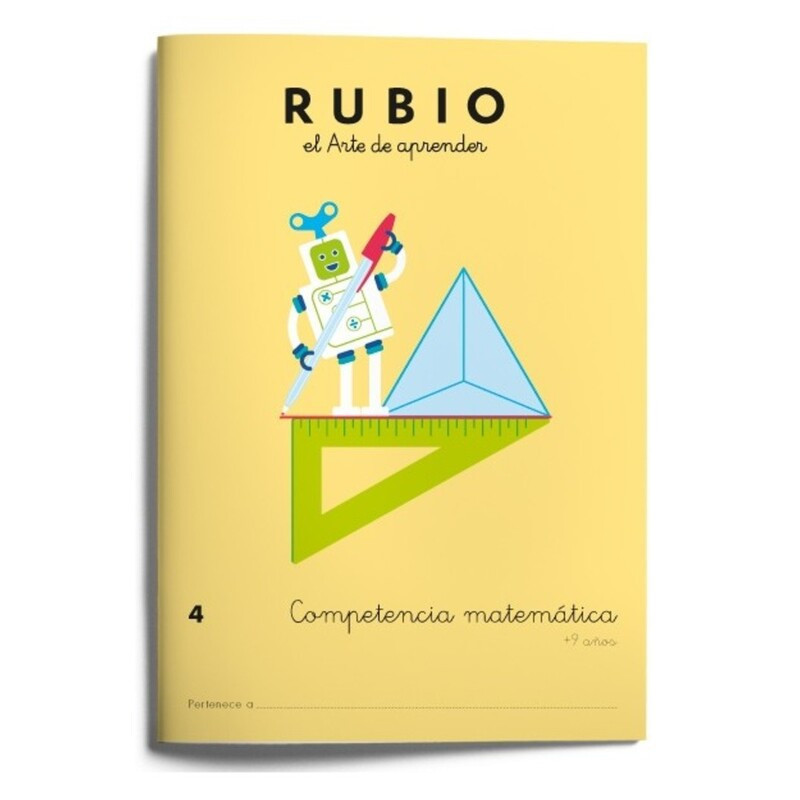 RUBIO COMPETENCIA MATEMATICA Nº 4 ISBN 9788416744138 UNIDAD