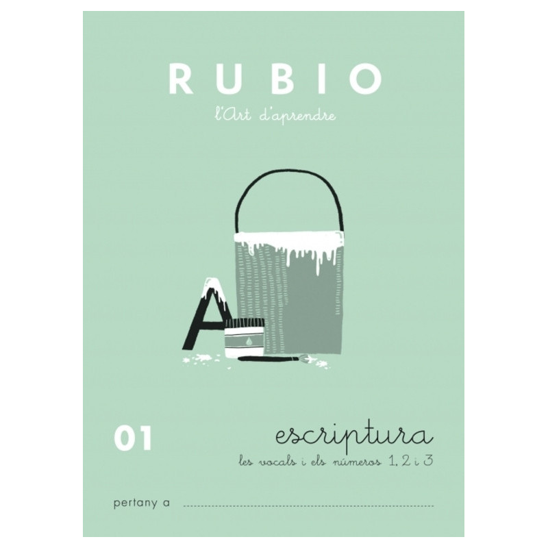 RUBIO CALIGRAFIAS VALENCIANO Nº  01 PTE 10U