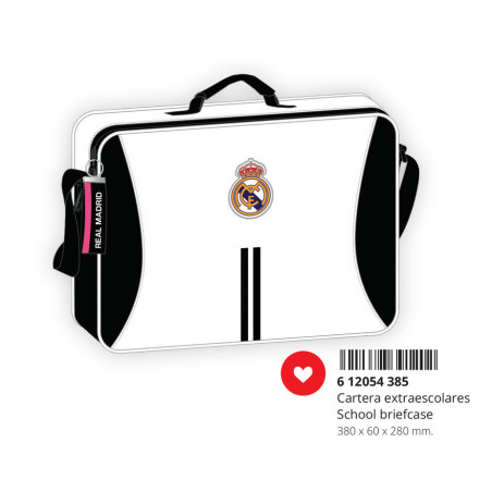 BANDOLERA EXTRAESCOLARES REAL MADRID 1ª EQUIP. 20/21 612054385 28*38 SAFTA22