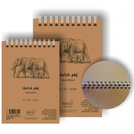 BLOC DIBUJO ESBOZO KRAFT HABANA A-5 80H 135G 5EB-80TS/NTB PRECISION