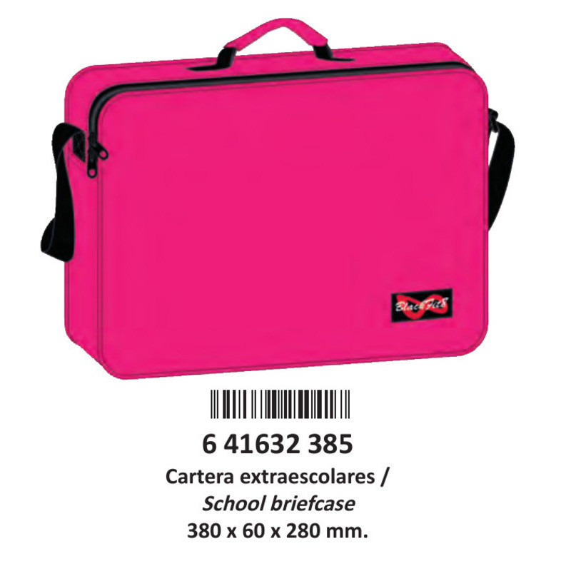 MOCHILA SAFTA16 EXTRAESCOLAR 38CM BLACKFIT8 PINK 641632385 ^