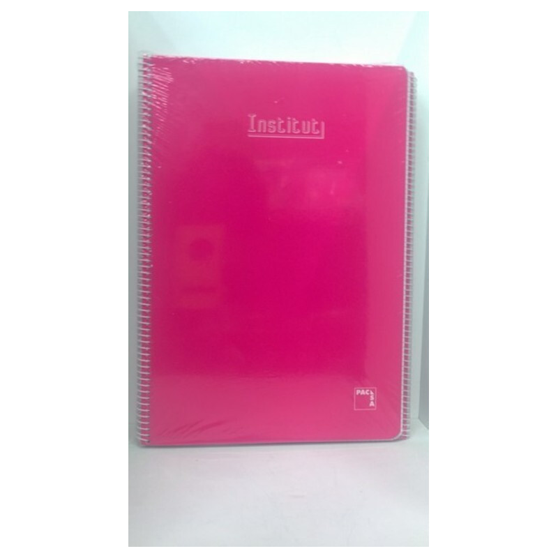 CUADERNO TD FOLIO 80H PACSA INSTITUT CUADROS 4*4 16116 FUCSIA