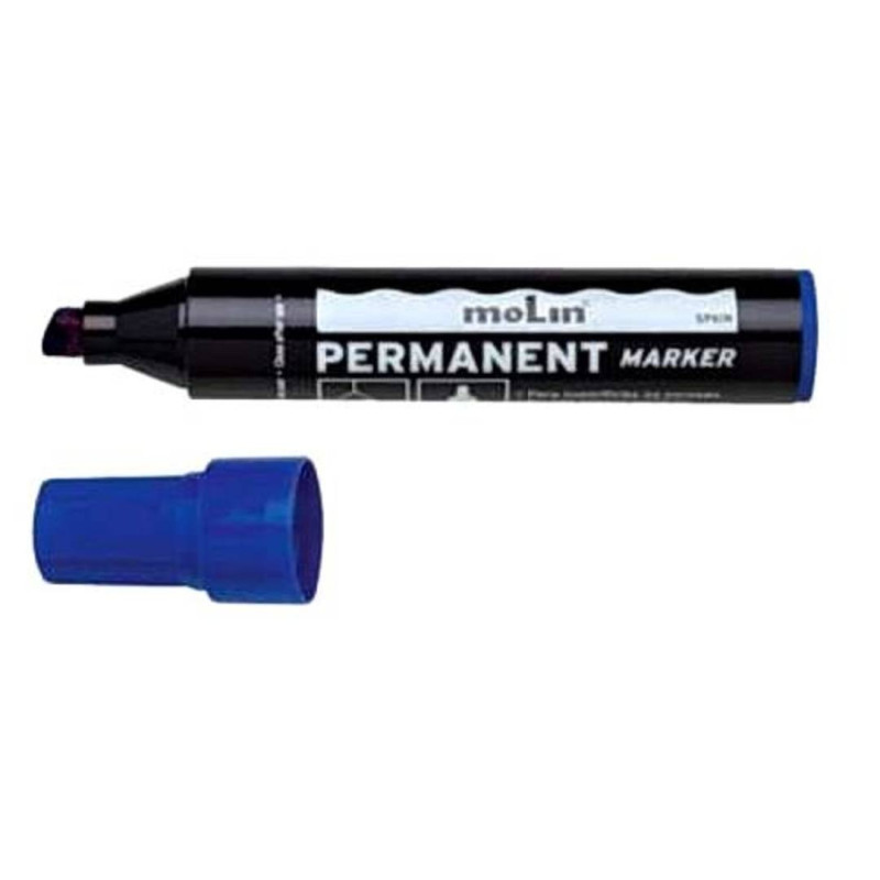 MARCD. MOLIN PERMANENTE PUNTA BISELADA JUMBO KING SIZE NEGRO C/12U RTP260-10-9