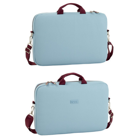 FUNDA ORDENADOR 15,6" MOOS "CAPSULA" BLUE 27*40 661864461 SAFTA18