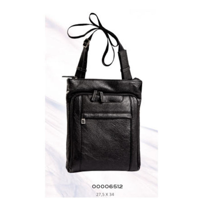 BOLSO MATTIES JUVENIL REPORTERO POLIPIEL NEGRO 33CM 6512 ^
