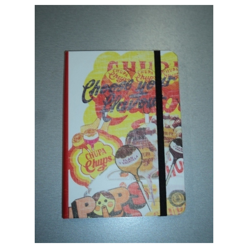 LIBRETA TIPO MOLESKINE 8º 100H HZTAL DOHE14 CHUPA CHUPS CHOOSE YOUR FLAVOUR 39970 ^
