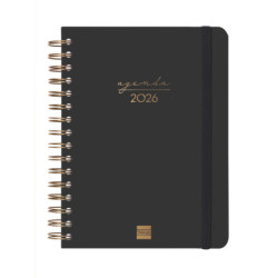 AGENDA ALMA E10 1DP 2026 NEGRO+ FINOCAM26 762040126 180 X 30 X 220 MM