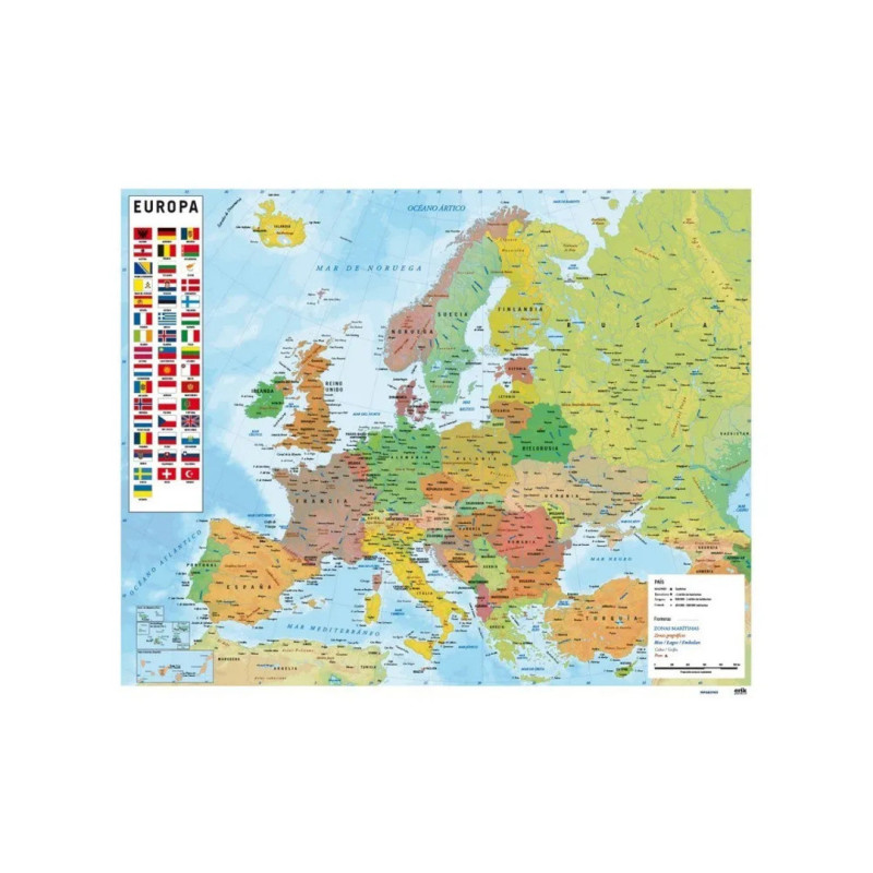 POSTER EUROPA POLITICO 40*50 MPGE0163 ERIK