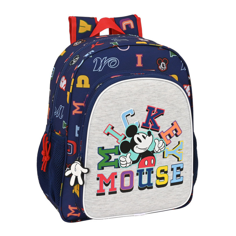 MOCHILA JUNIOR ADAPT.CARRO MICKEY MOUSE "ONLY ONE" SAFTA23 ENERO 612314640