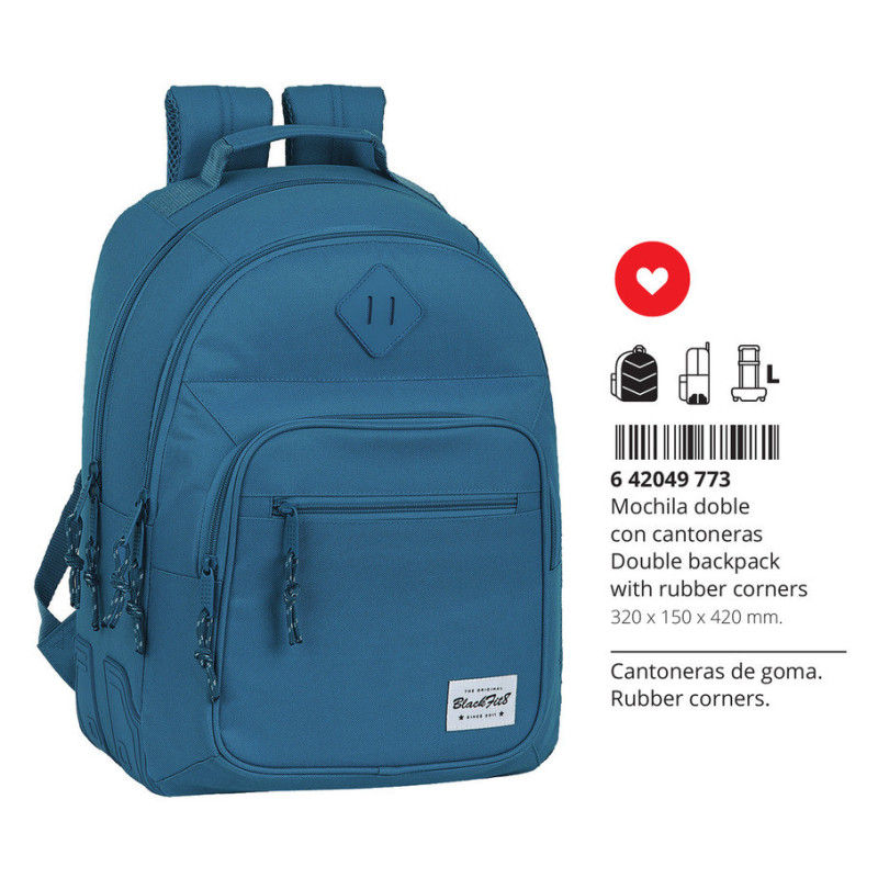 MOCHILA DOBLE ADAPT.CARRO BLACKFIT8 EGEO SAFTA25 ENERO 642049773