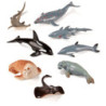 ANIMALES MARINOS PLASTICO 8 FIGURAS BOTE MINILAND 27460