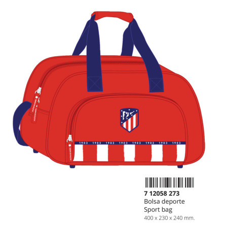 BOLSA DEPORTE ATCO. DE MADRID 1ª EQUIPACION 20/21 712058273 24*40 SAFTA22