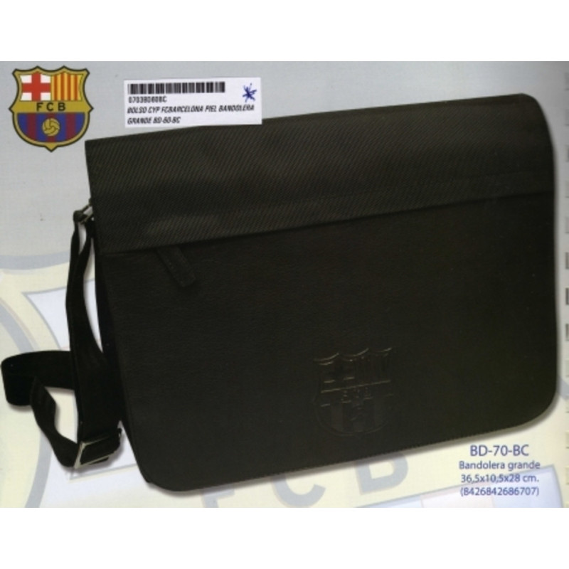 BOLSO CYP FCBARCELONA PIEL BANDOLERA GRANDE BD-60-BC ^