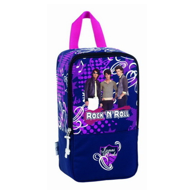 NECESER SAFTA 10 JONAS BROTHERS ROCK&ROLL ZAPATILLERO 811017434 ^