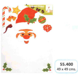 STICKER NOEL COLORES PIZARRA DECORATIVA 50*70 55400 ^
