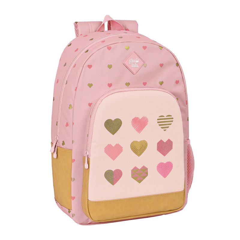 MOCHILA ADAPT.CARRO GLOWLAB "HEARTS" SAFTA23 ENERO 612317876