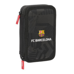 PLUMIER DOBLE PQÑO 29 PCS F.C.BARCELONA "BLACK" SAFTA25 ENERO 412426854
