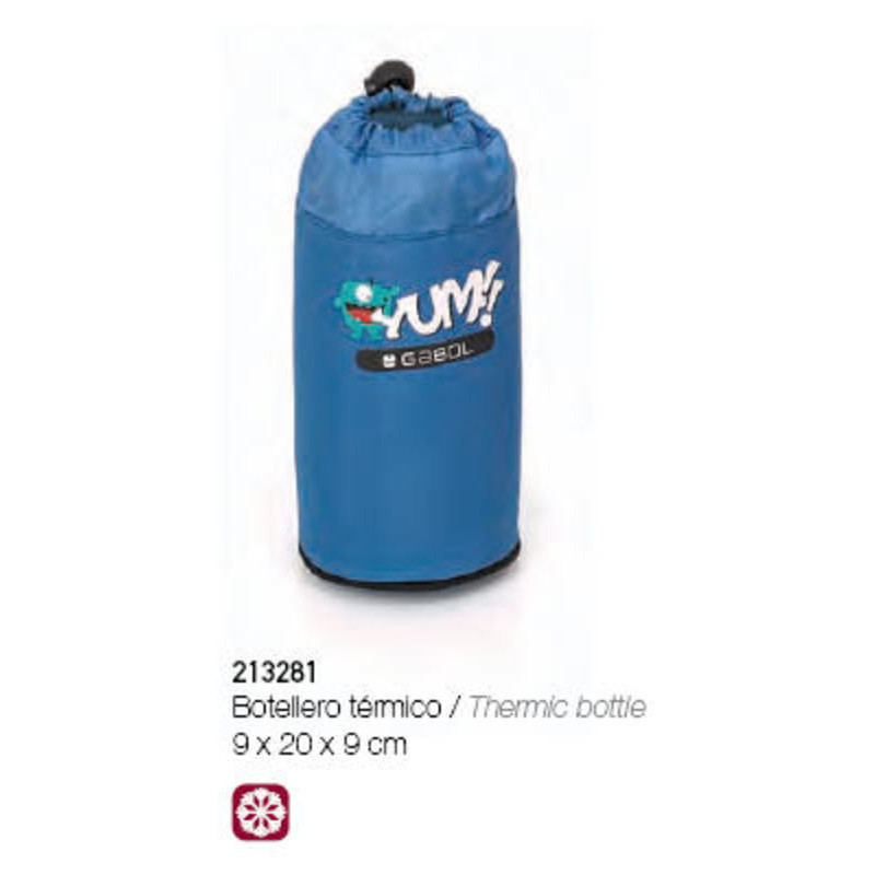 FUNDA BIBERON GABOL14 THERMIC AZUL 20CM 213281 ^