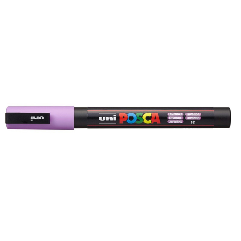 MARCADOR UNI-BALL POSCA PC-3M PUNTA REDONDA 0,9-1,3MM LAVANDA -P11-