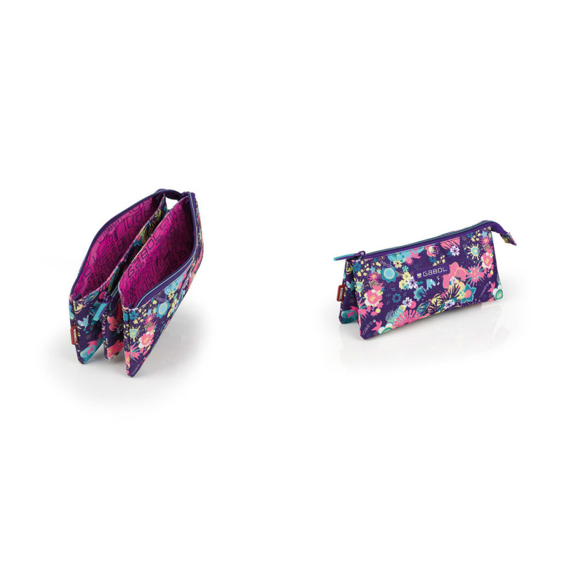 PORTATODO GABOL17 SCHOOL SUNNY TRIPLE 22CM 219737 ^